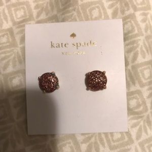 Kate spade rose gold studs